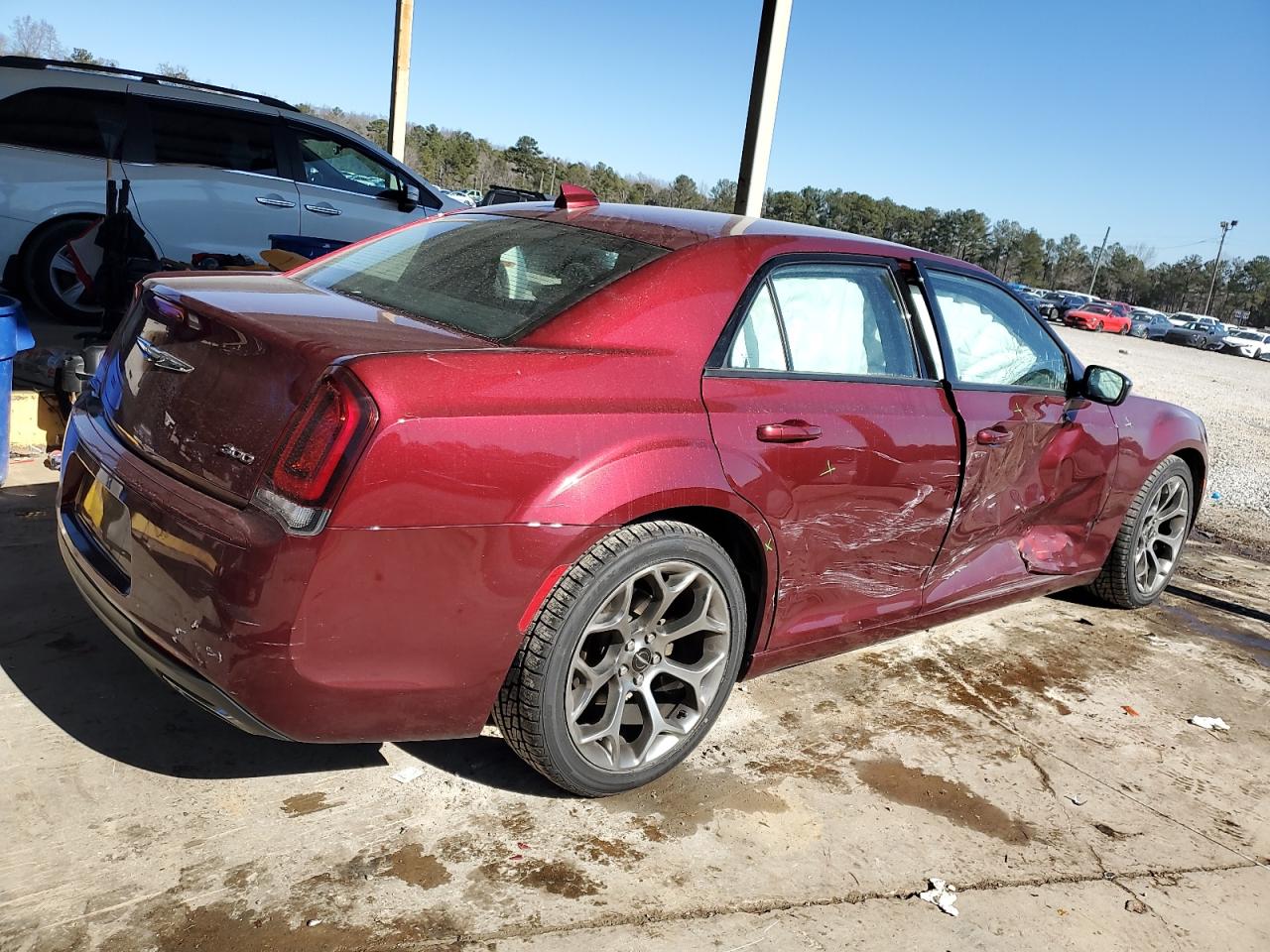 2018 Chrysler 300 VIN 2C3CCAAG7JH279938 Copart auction photo, side damage thumbnail 3