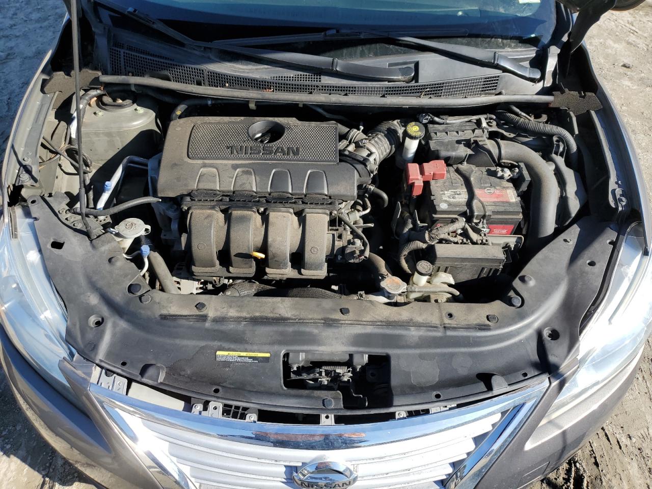 2015 Nissan Sentra VIN 3N1AB7AP6FL695523 Copart auction photo, rear end / front end damage thumbnail 12