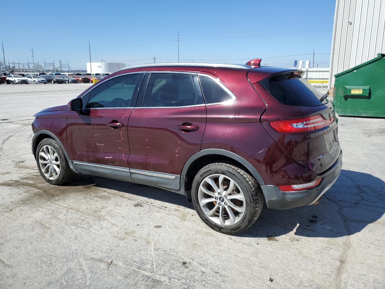 2017 Lincoln MKC VIN 5LMTJ2DH0HUL13018 Copart auction photo, front end / side damage thumbnail 2