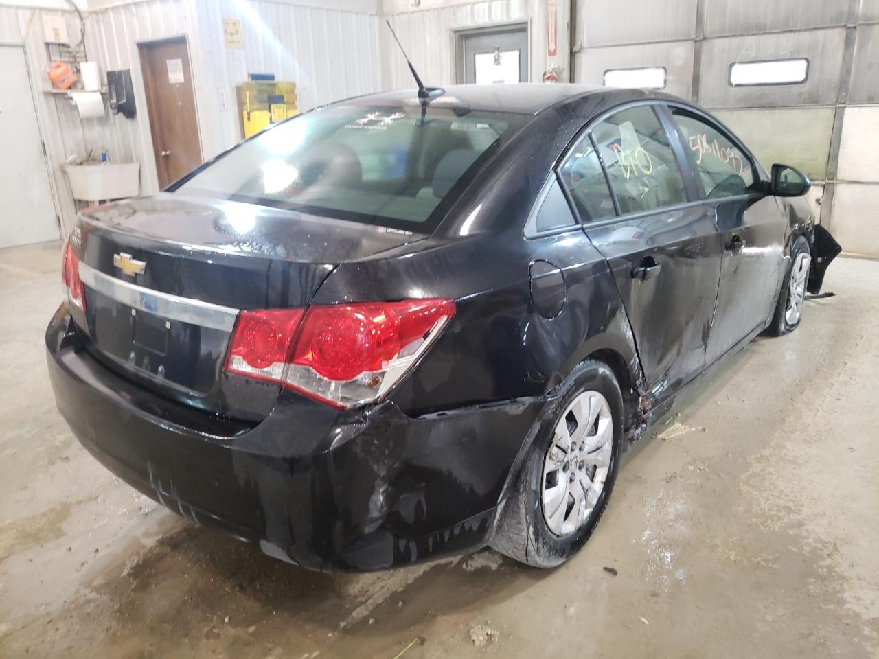 2014 Chevrolet Cruze VIN 1G1PA5SH5E7369147 Copart auction photo, front end / rear end damage thumbnail 4