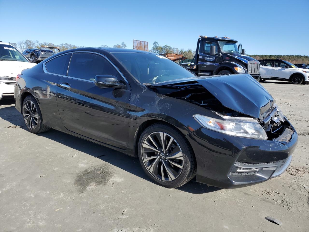 2017 Honda Accord VIN 1HGCT1B51HA001071 Copart auction photo, front end damage thumbnail 4