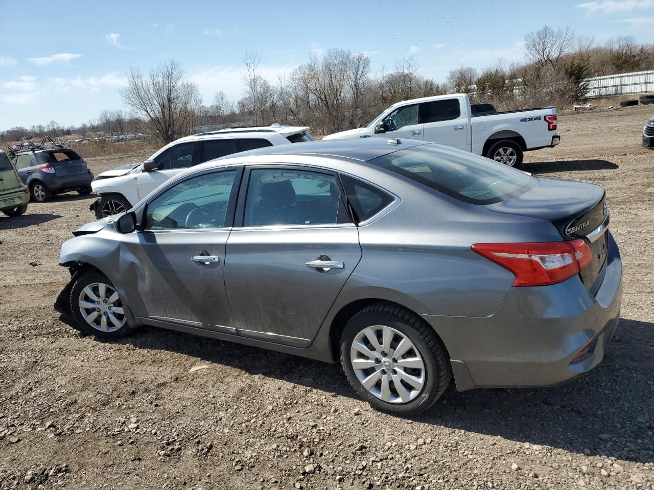 2017 Nissan Sentra VIN 3N1AB7AP1HY357601 Copart auction photo, front end damage thumbnail 2