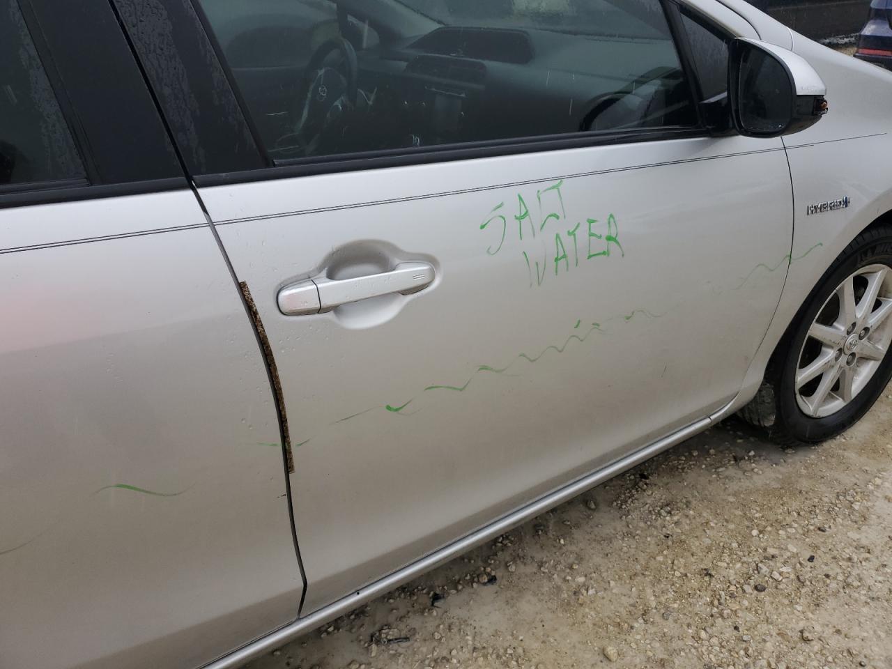 2016 Toyota Prius VIN JTDKDTB35G1115915 Copart auction photo, water/flood damage thumbnail 12