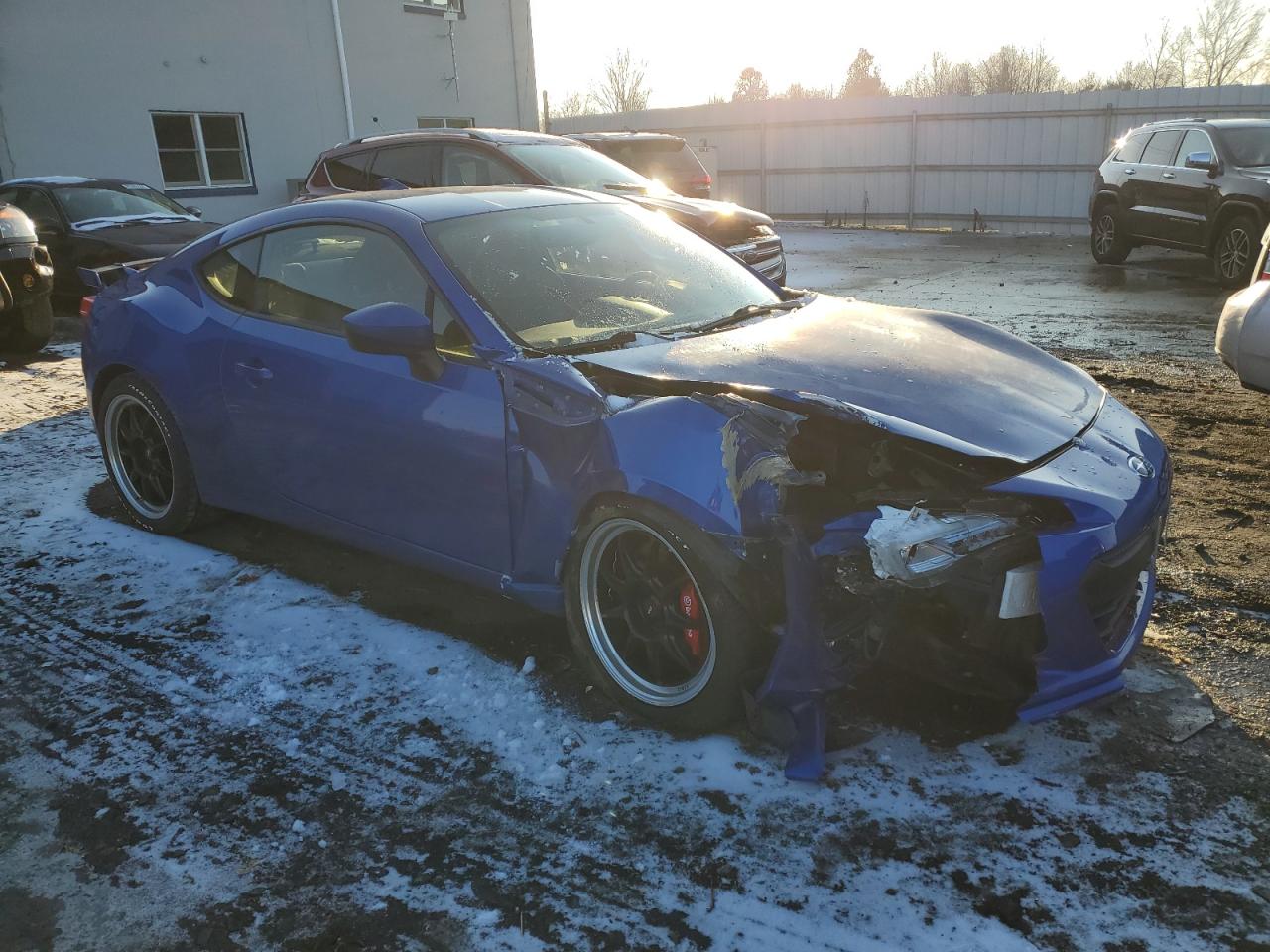 2017 Subaru BRZ VIN JF1ZCAC1XH9601177 Copart auction photo, front end / side damage thumbnail 4