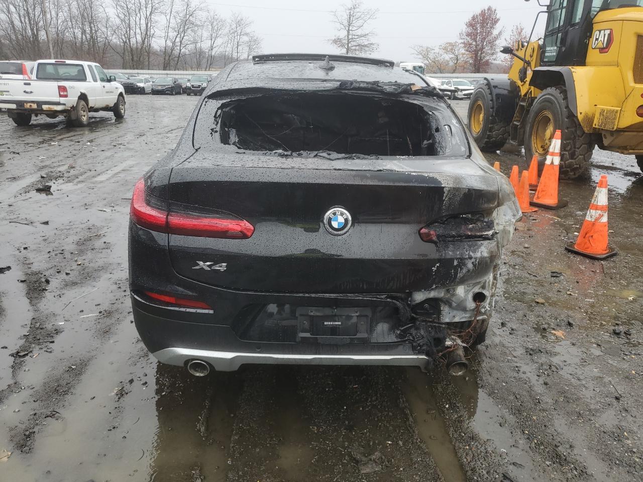 2021 BMW X4 VIN 5UX2V1C08M9H06535 Copart auction photo, burn damage thumbnail 6