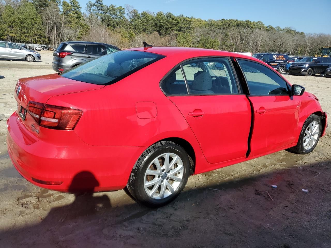 2015 Volkswagen Jetta VIN 3VWD17AJ5FM205508 Copart auction photo, front end damage thumbnail 3