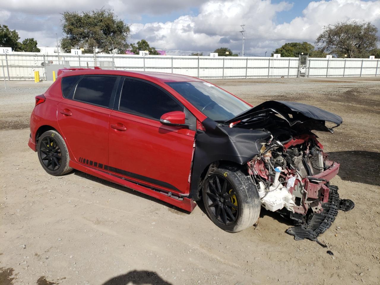 2018 Toyota Corolla VIN JTNKARJE4JJ555741 Copart auction photo, front end damage thumbnail 4
