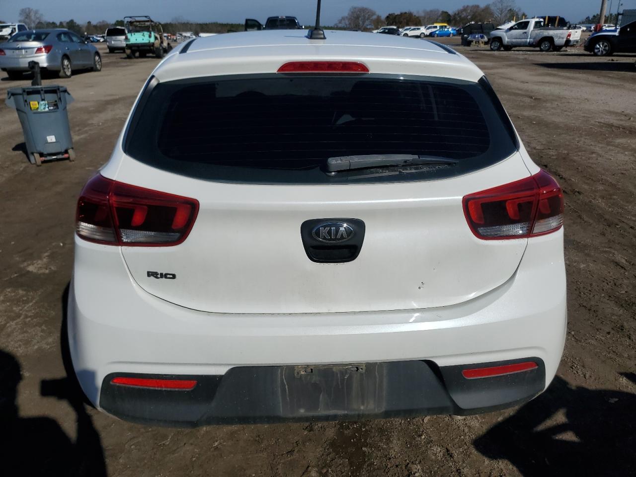2018 KIA Rio VIN 3KPA25AB4JE041509 Copart auction photo, front end / side damage thumbnail 6