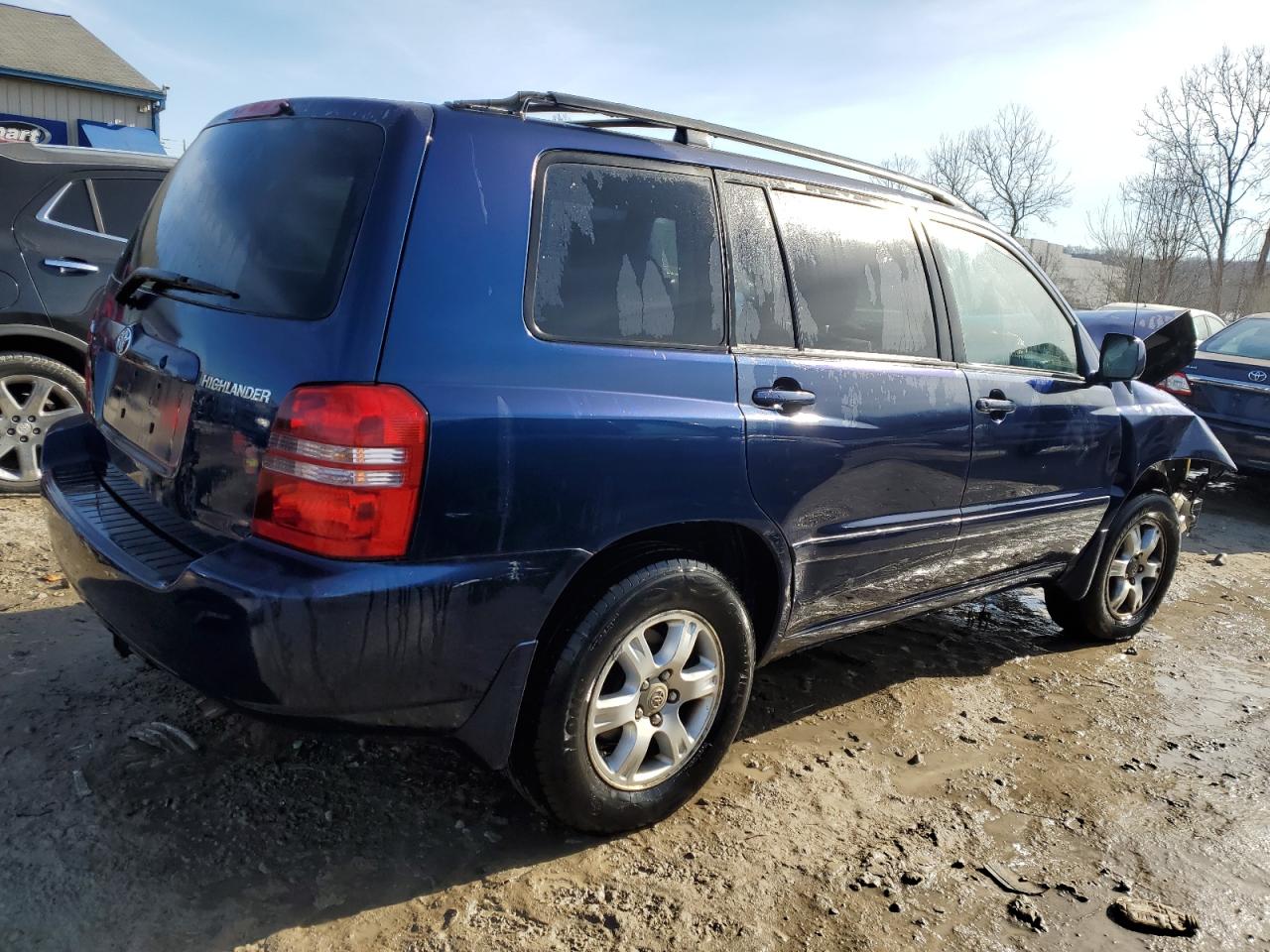 2002 Toyota Highlander VIN JTEHF21A120051901 Copart auction photo, front end / side damage thumbnail 3