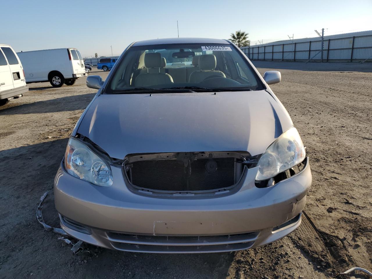 2003 Toyota Corolla VIN 1NXBR32EX3Z045786 Copart auction photo, front end / rear end damage thumbnail 5