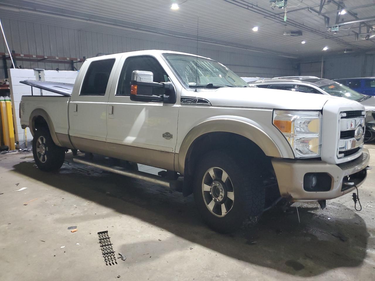 2011 Ford F250 VIN 1FT7W2BT4BEC55966 Copart auction photo, rear end / side damage thumbnail 4