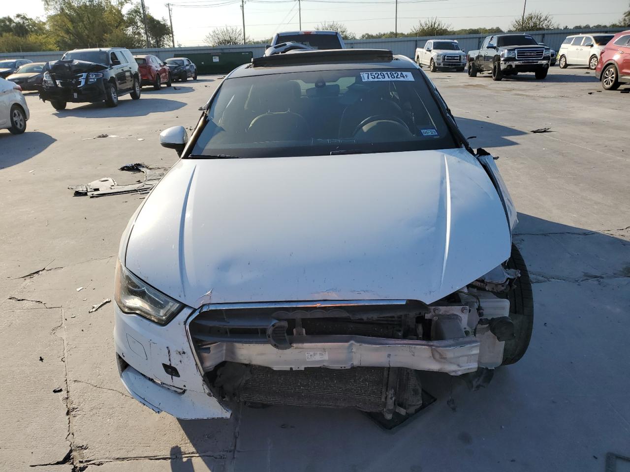 2016 Audi A3 VIN WAUA7GFF0G1014308 Copart auction photo, all over damage thumbnail 5