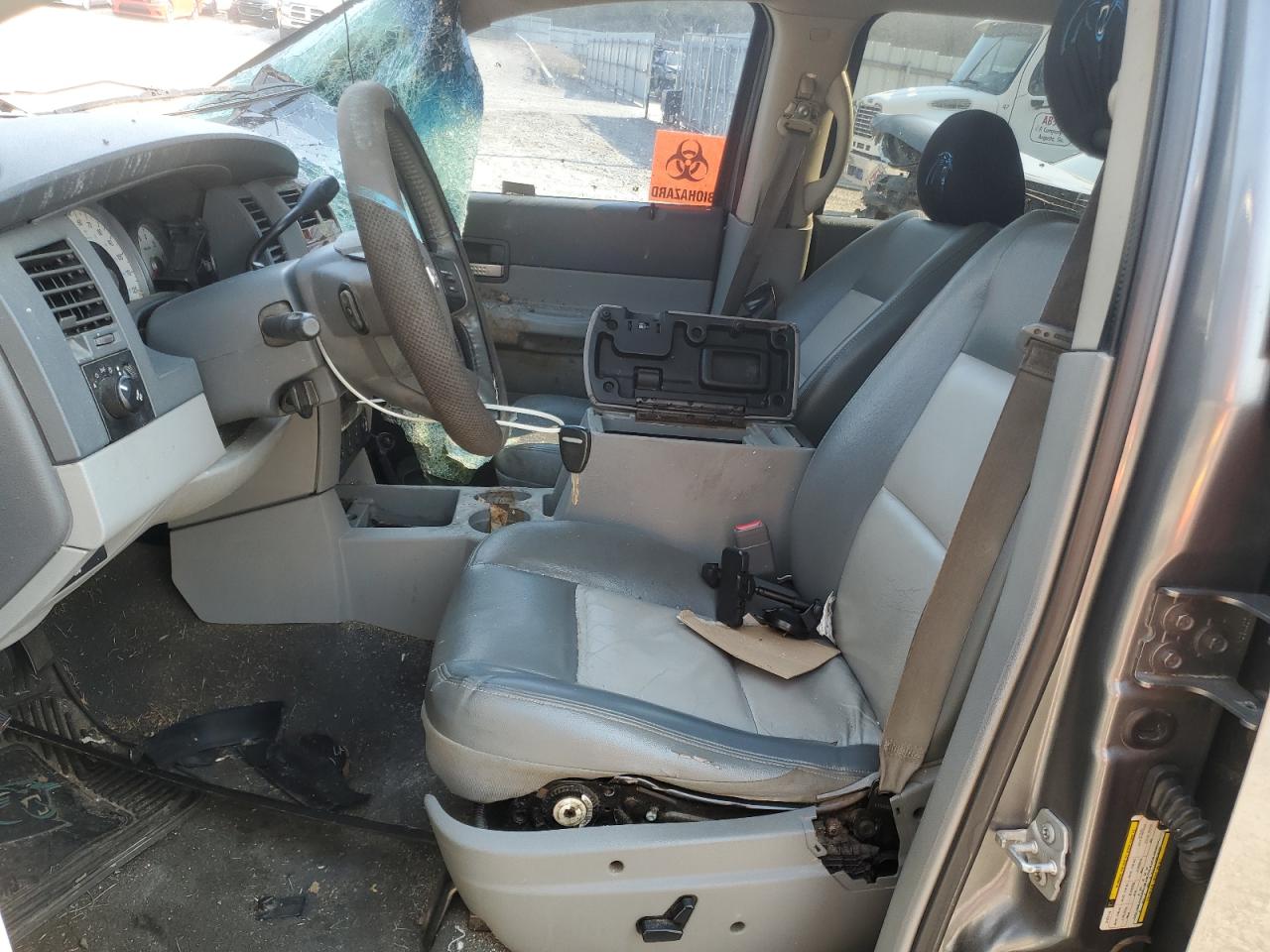 2008 Dodge Durango VIN 1D8HD48N08F126397 Copart auction photo, all over damage thumbnail 7