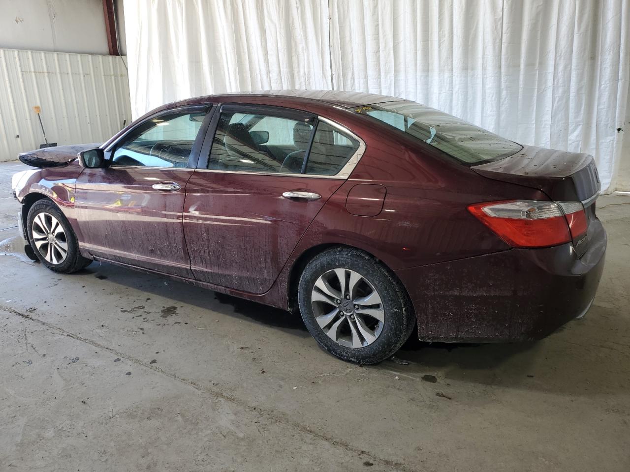 2015 Honda Accord VIN 1HGCR2F3XFA218242 Copart auction photo, front end / rear end damage thumbnail 2