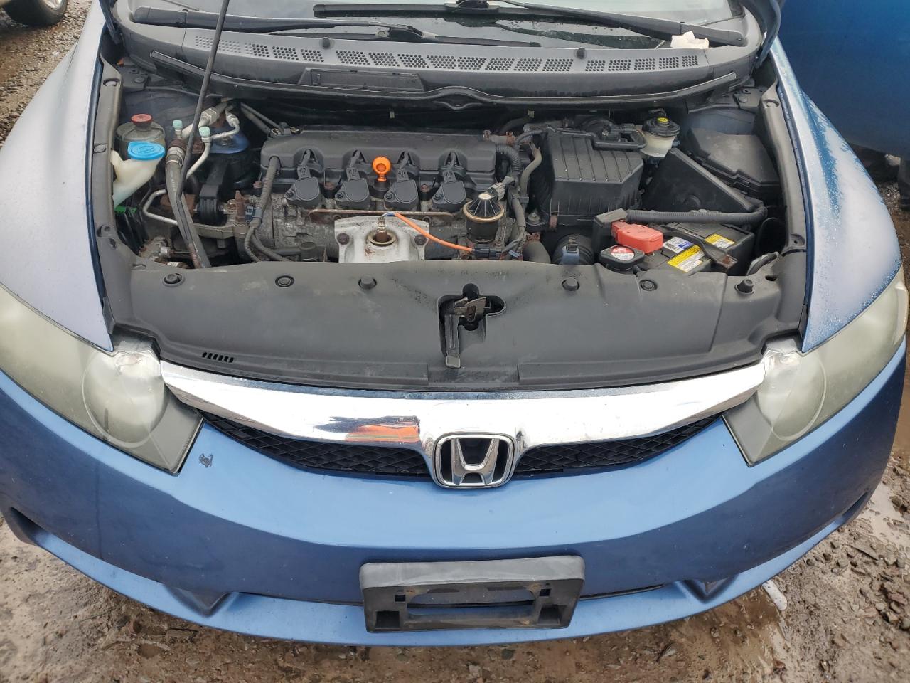 2009 Honda Civic VIN 2HGFA16319H524122 Copart auction photo, rear end damage thumbnail 11