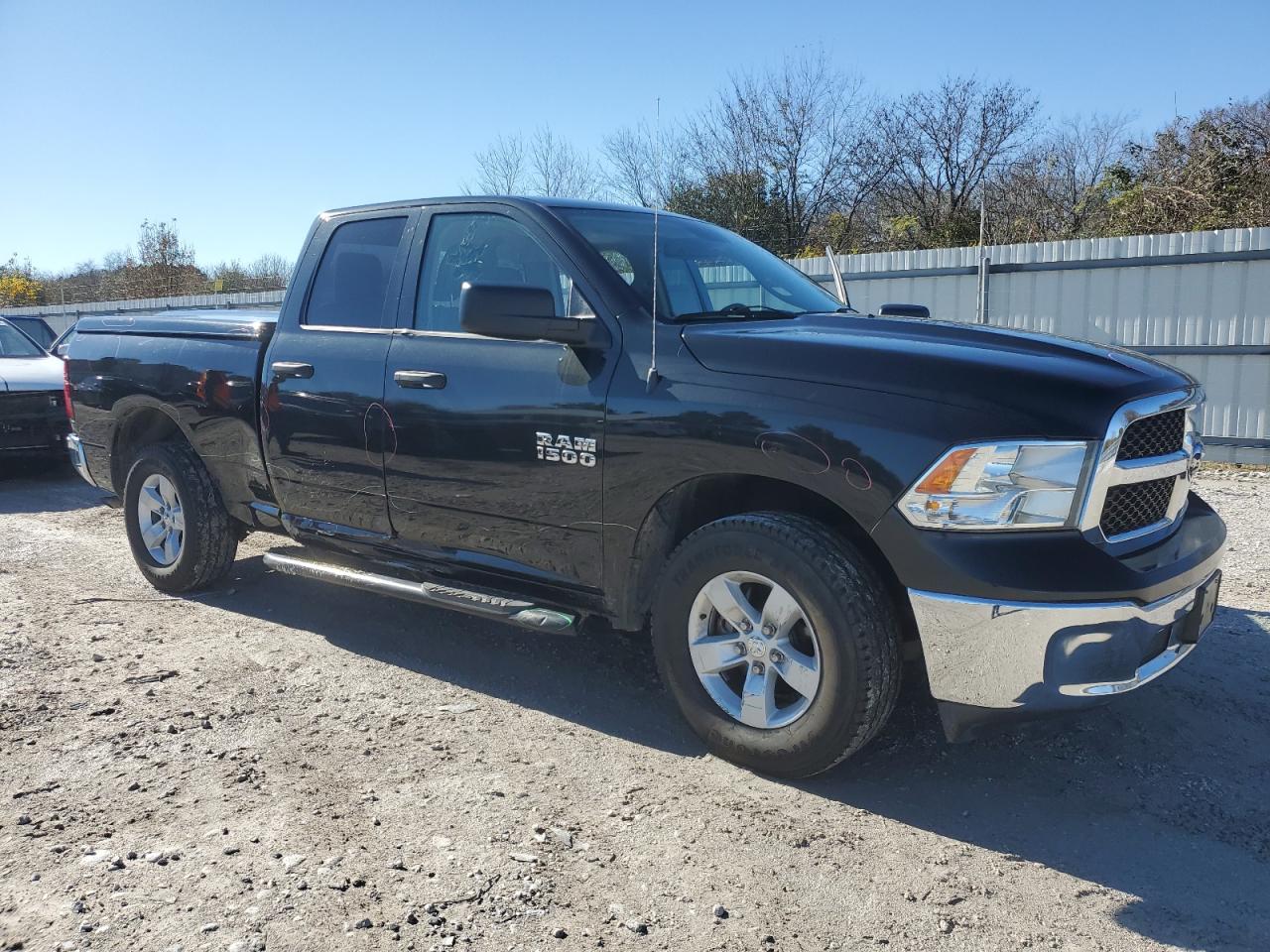 2018 RAM 1500 VIN 1C6RR6FG1JS299094 Copart auction photo, side / rear end damage thumbnail 4