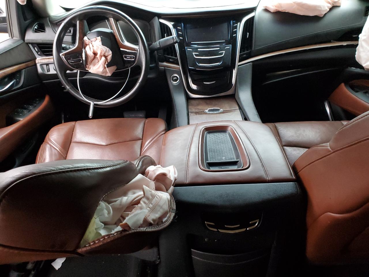 2015 Cadillac Escalade VIN 1GYS4CKJ8FR297988 Copart auction photo, side / front end damage thumbnail 8