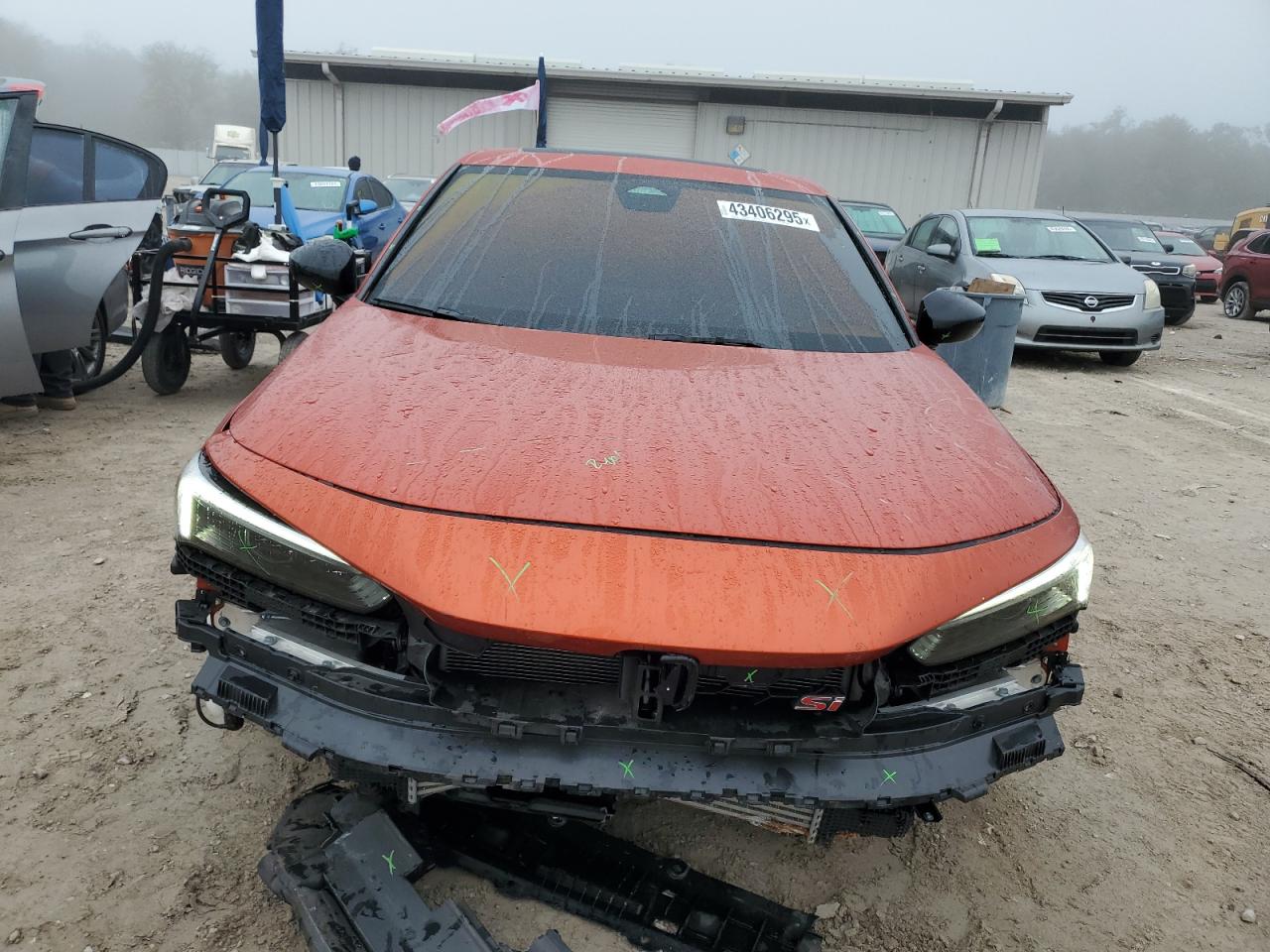 2022 Honda Civic VIN 2HGFE1E59NH471798 Copart auction photo, front end damage thumbnail 5