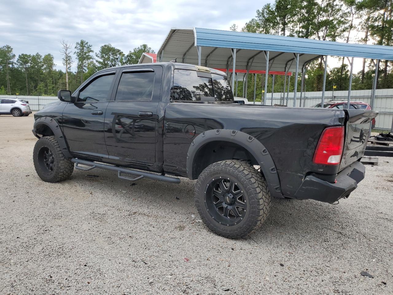 2019 RAM 1500 VIN 1C6RR7TT9KS614667 Copart auction photo, rear end damage thumbnail 2