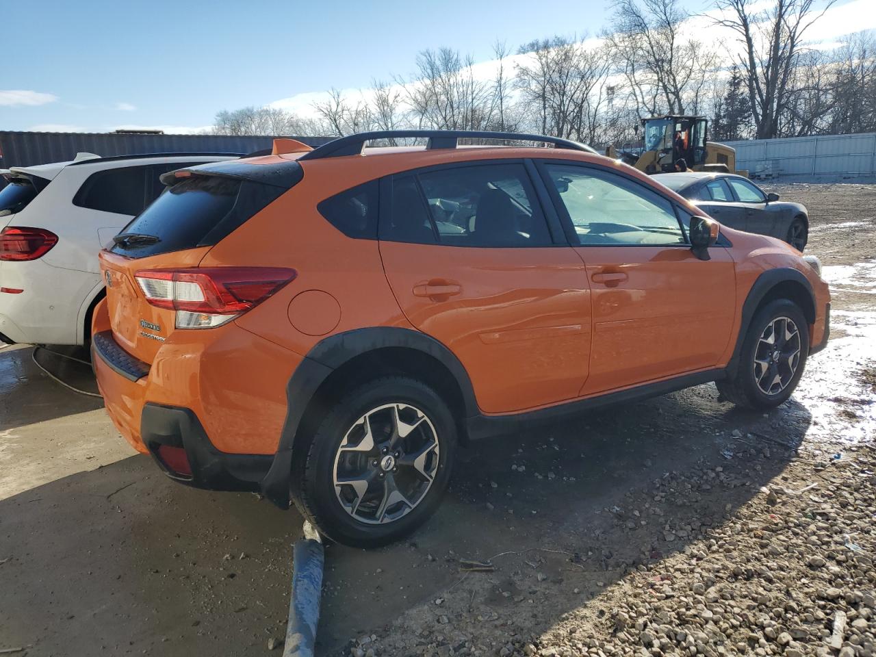 2018 Subaru XV VIN JF2GTACC5JH305547 Copart auction photo, side / front end damage thumbnail 3