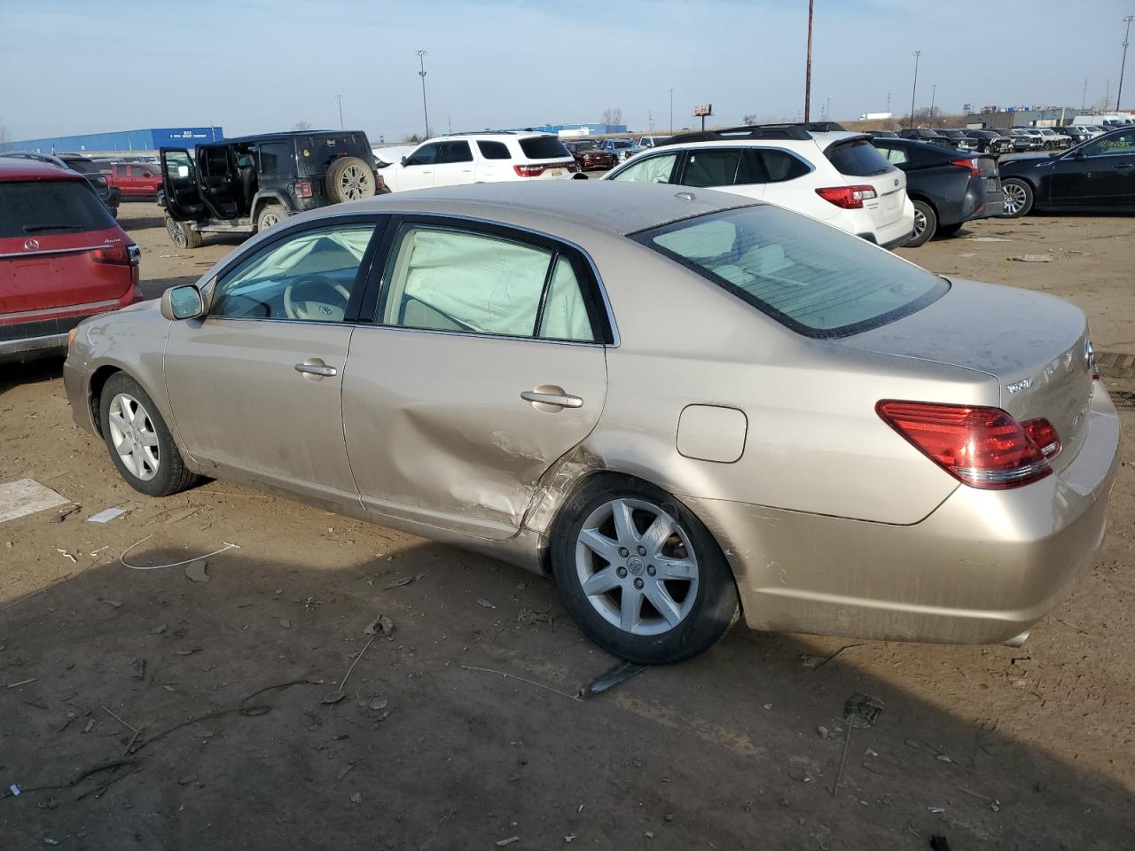 2009 Toyota Avalon VIN 4T1BK36BX9U338312 Copart auction photo, side / rear end damage thumbnail 2