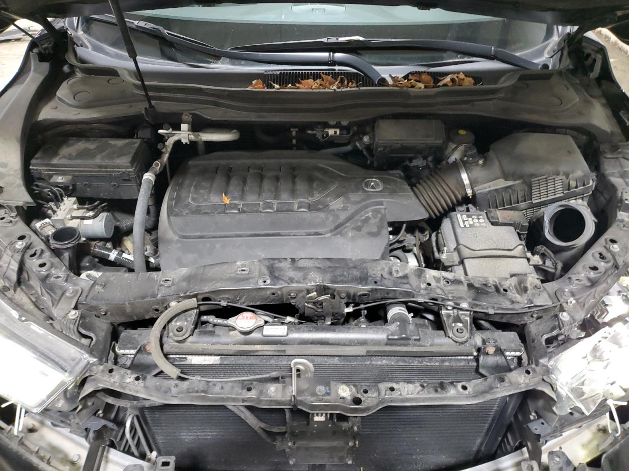 2020 Acura MDX VIN 5J8YD4H53LL040009 Copart auction photo, front end / side damage thumbnail 12