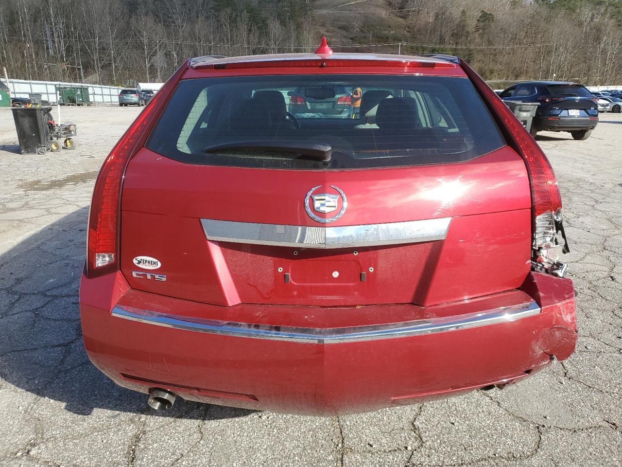 2012 Cadillac CTS VIN 1G6DE8E59C0156843 Copart auction photo, rear end damage thumbnail 6