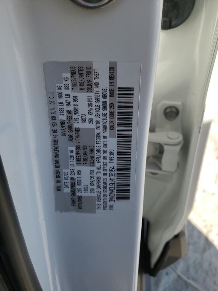 2020 Mazda CX-30 VIN 3MVDMADL9LM135154 Copart auction photo, front end damage thumbnail 15