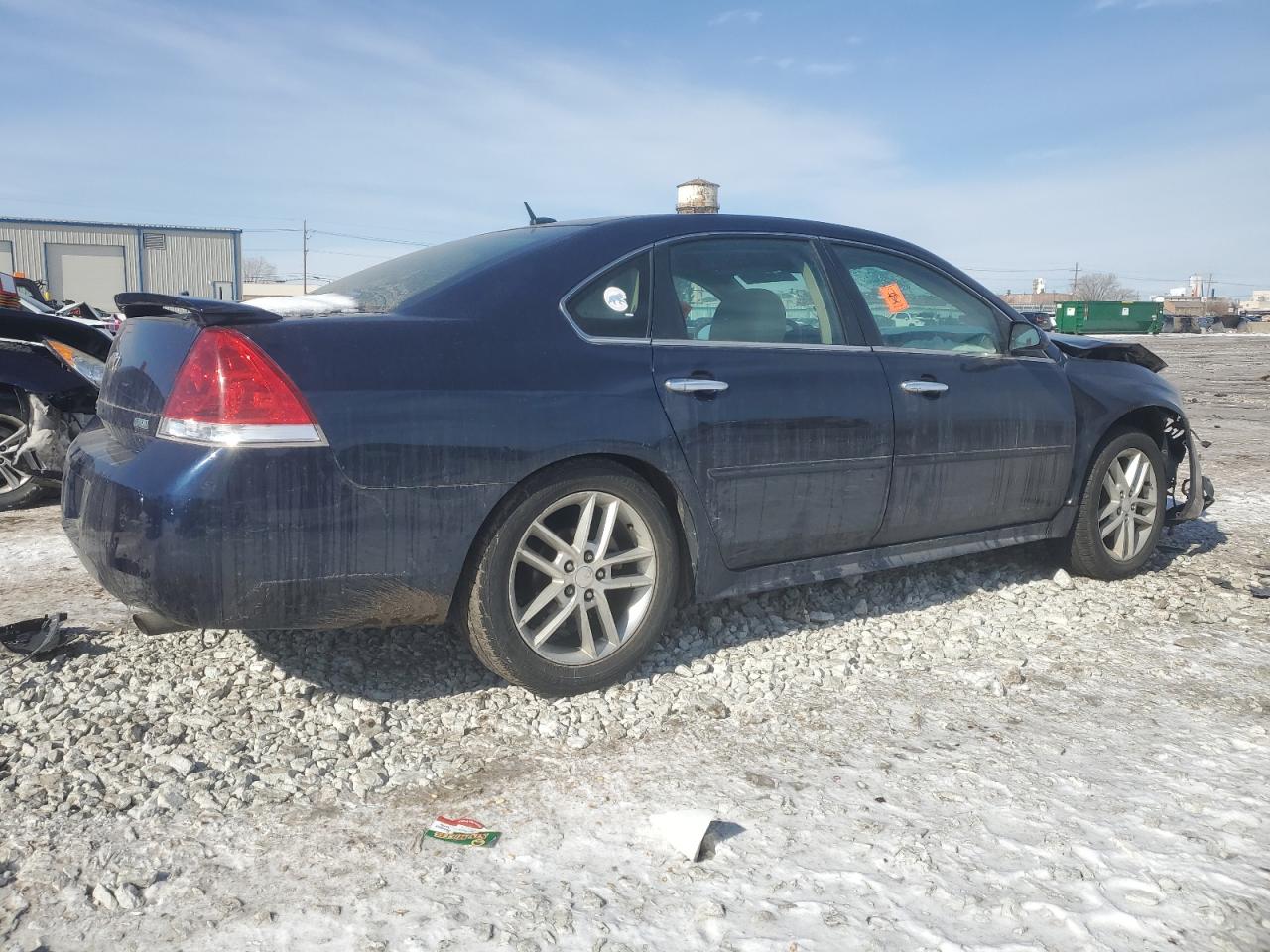 2012 Chevrolet Impala VIN 2G1WC5E35C1202044 Copart auction photo, front end / side damage thumbnail 3