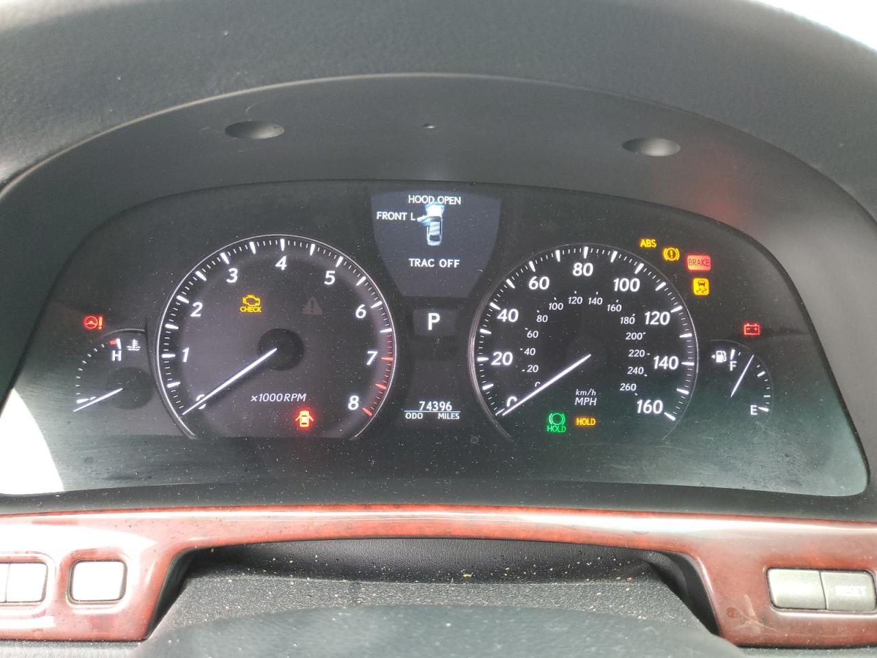 2012 Lexus LS VIN JTHCL5EF6C5012660 Copart auction photo, water/flood / minor dent/scratches damage thumbnail 9