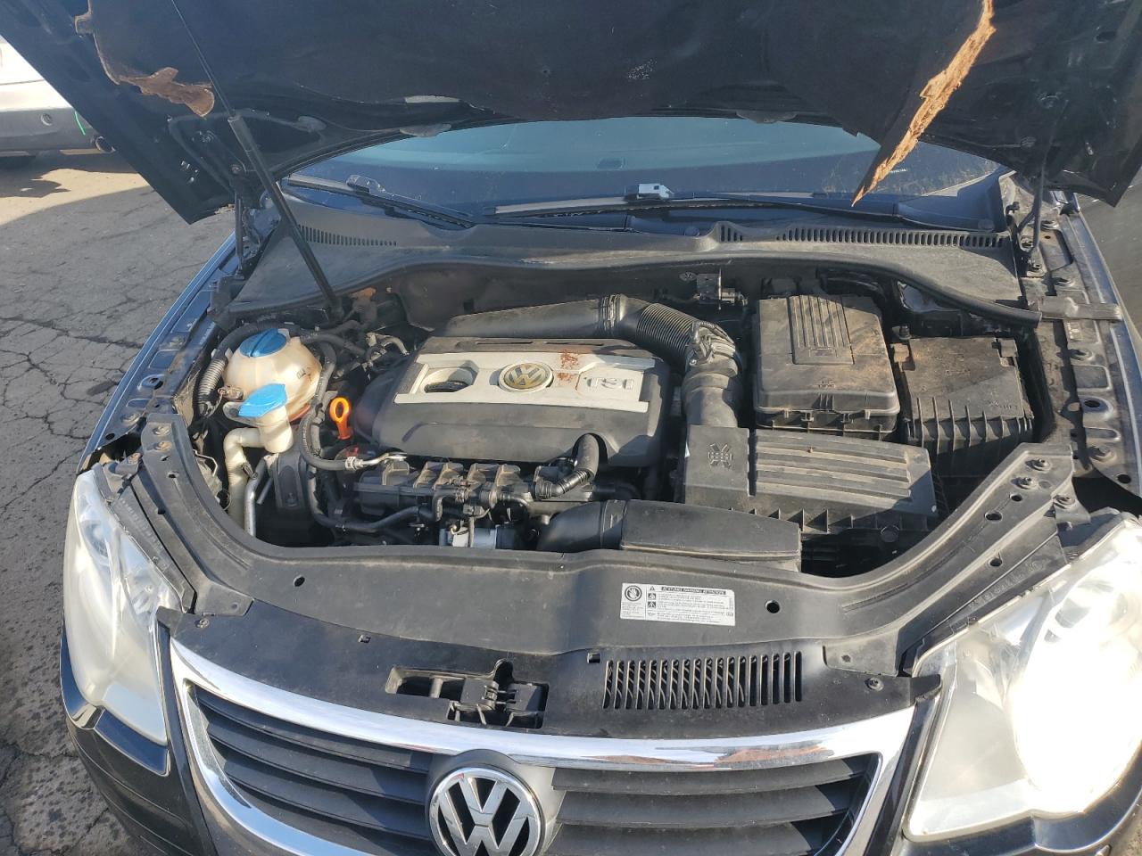 2009 Volkswagen Eos VIN WVWBA71F19V021652 Copart auction photo, rear end damage thumbnail 11