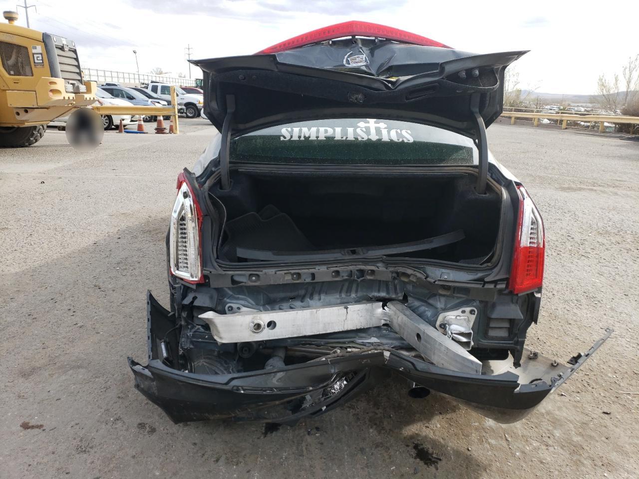 2014 Cadillac ATS VIN 1G6AD5SX5E0187049 Copart auction photo, rear end / front end damage thumbnail 6