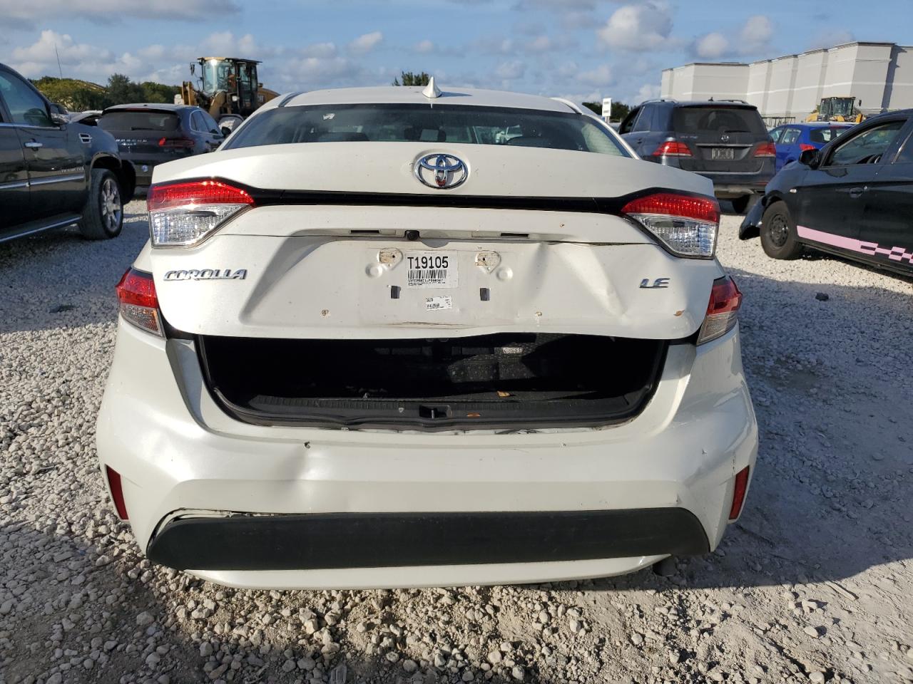 2020 Toyota Corolla VIN 5YFEPRAE1LP088387 Copart auction photo, front end / rear end damage thumbnail 6