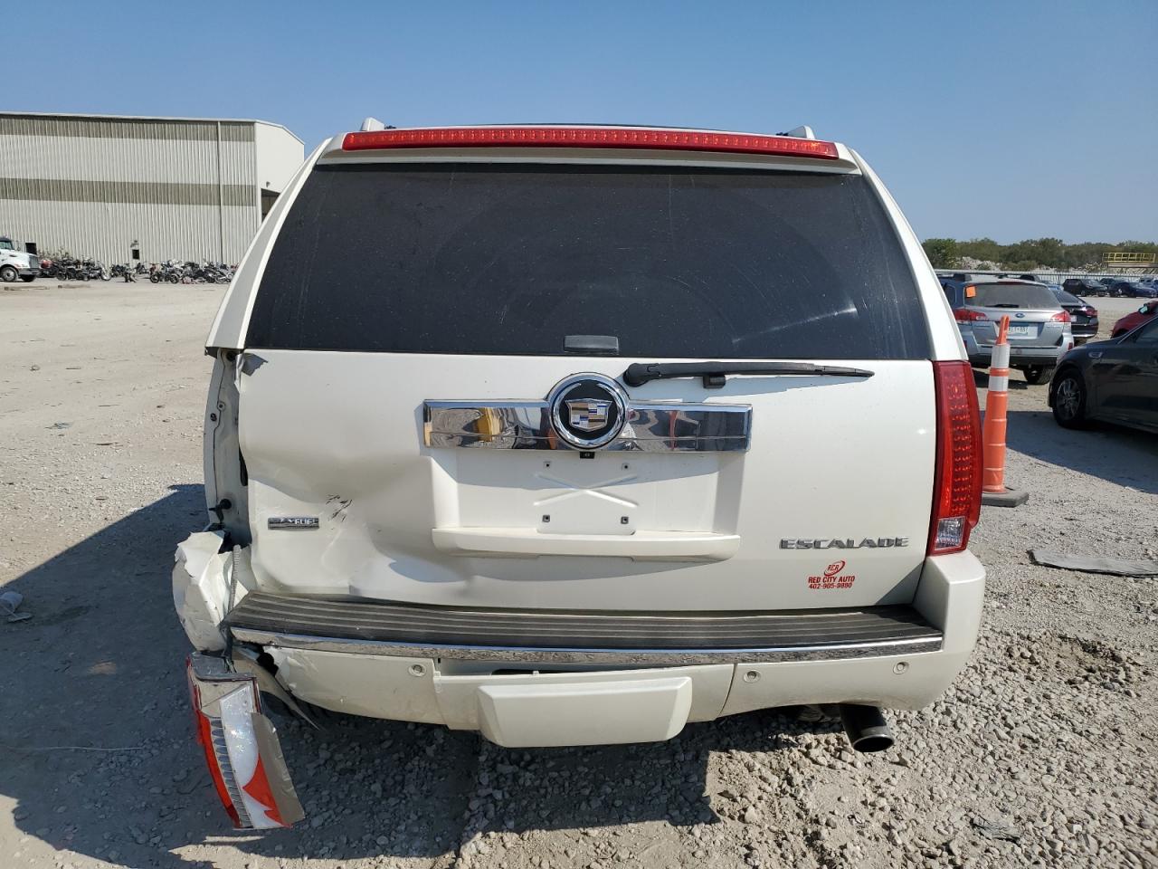 2009 Cadillac Escalade VIN 1GYFK23219R180153 Copart auction photo, rear end damage thumbnail 6