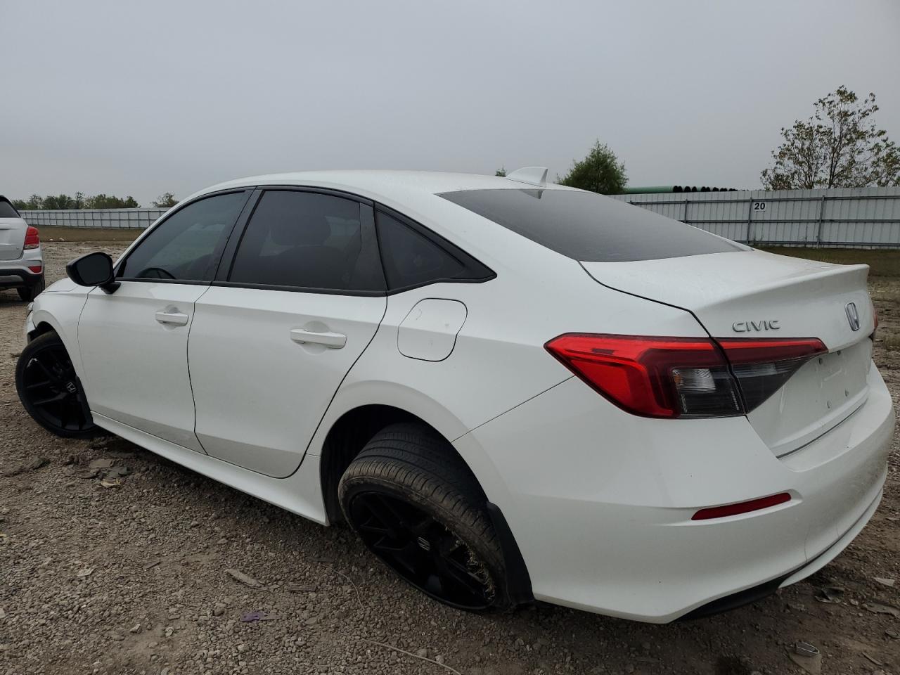 2022 Honda Civic VIN 2HGFE2F59NH608730 Copart auction photo, side / undercarriage damage thumbnail 2