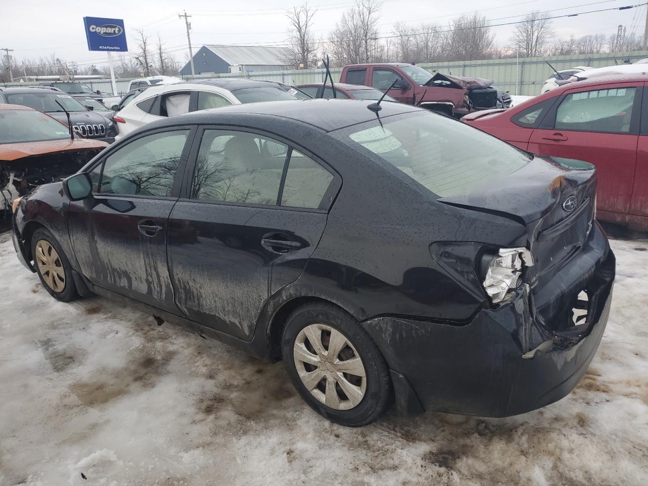 2012 Subaru Impreza VIN JF1GJAA61CH008298 Copart auction photo, rear end / front end damage thumbnail 2