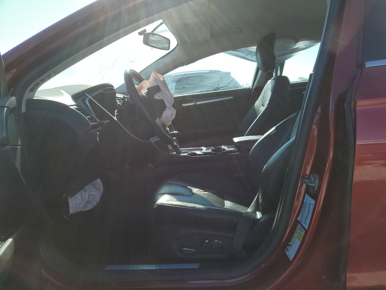 2014 Ford Fusion VIN 3FA6P0D98ER345501 Copart auction photo, side damage thumbnail 7