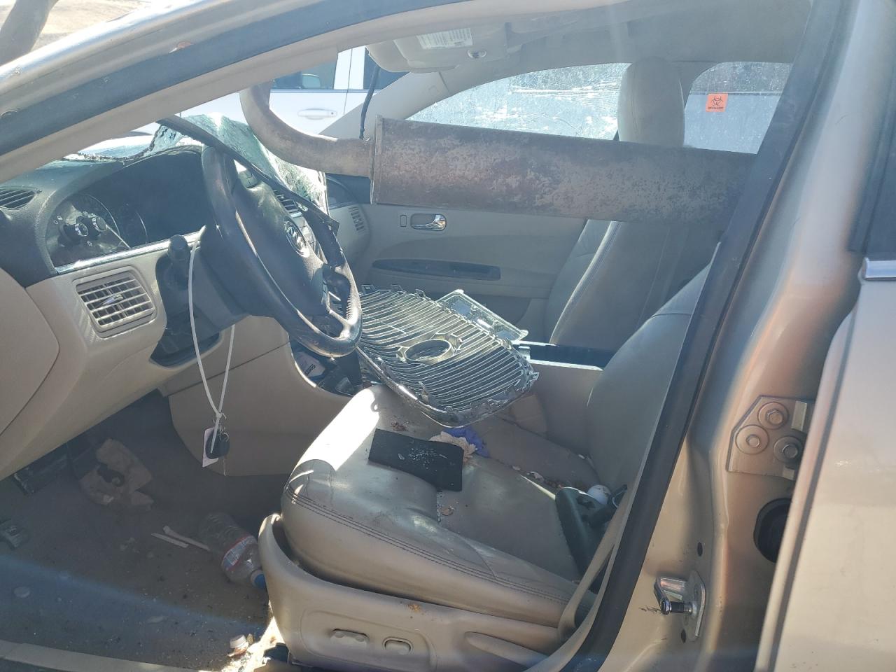 2009 Buick LaCrosse VIN 2G4WD582791112373 Copart auction photo, rollover damage thumbnail 7