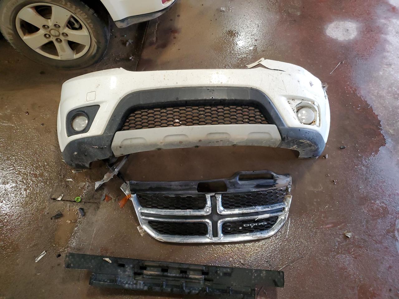 2012 Dodge Journey VIN 3C4PDCCG3CT288200 Copart auction photo, side / front end damage thumbnail 13