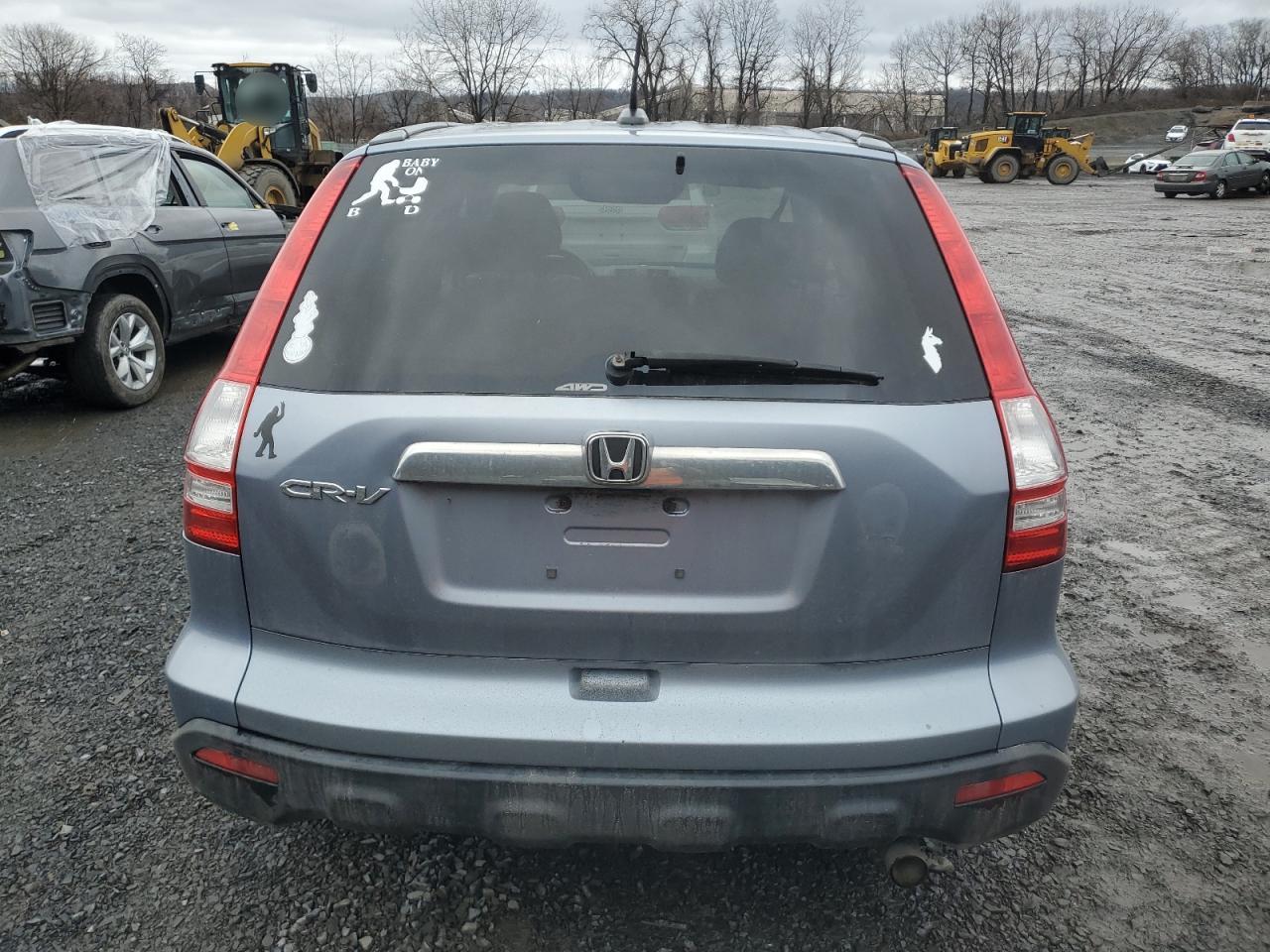 2008 Honda CR-V VIN JHLRE48708C046118 Copart auction photo, front end / side damage thumbnail 6