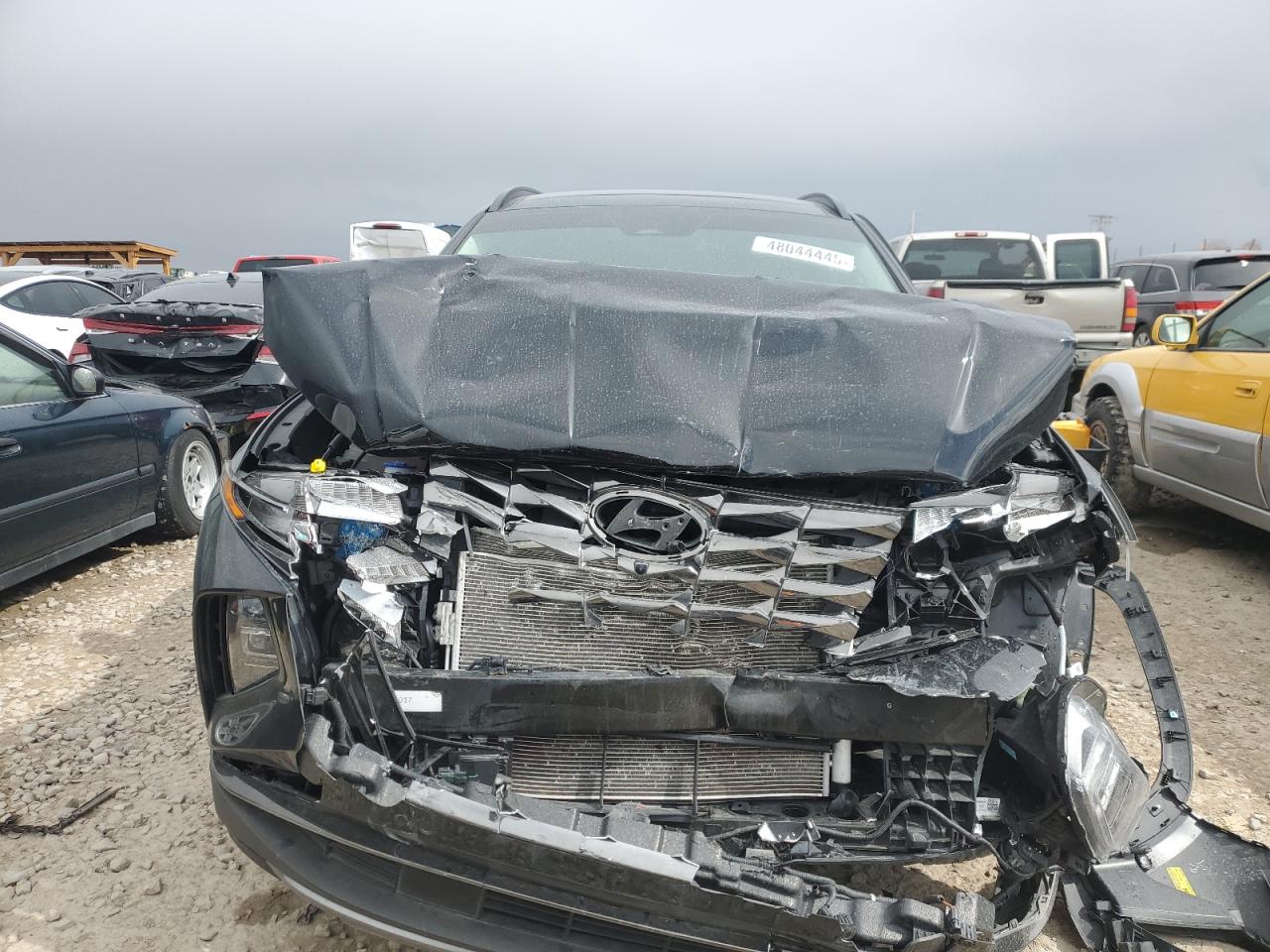 2022 Hyundai Tucson VIN 5NMJECAE2NH101534 Copart auction photo, front end / rear end damage thumbnail 5