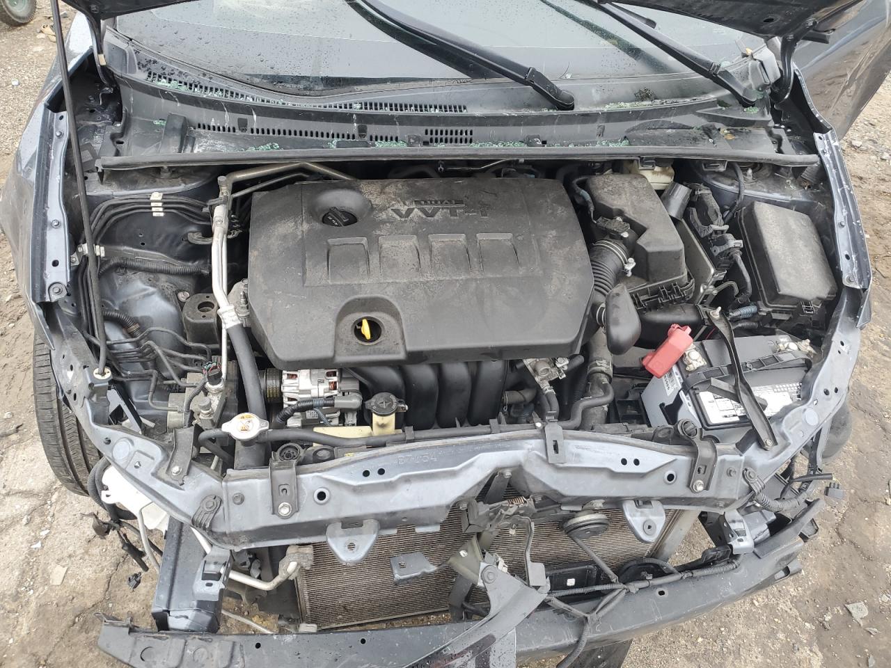 2017 Toyota Corolla VIN 2T1BURHE4HC806507 Copart auction photo, front end / side damage thumbnail 11