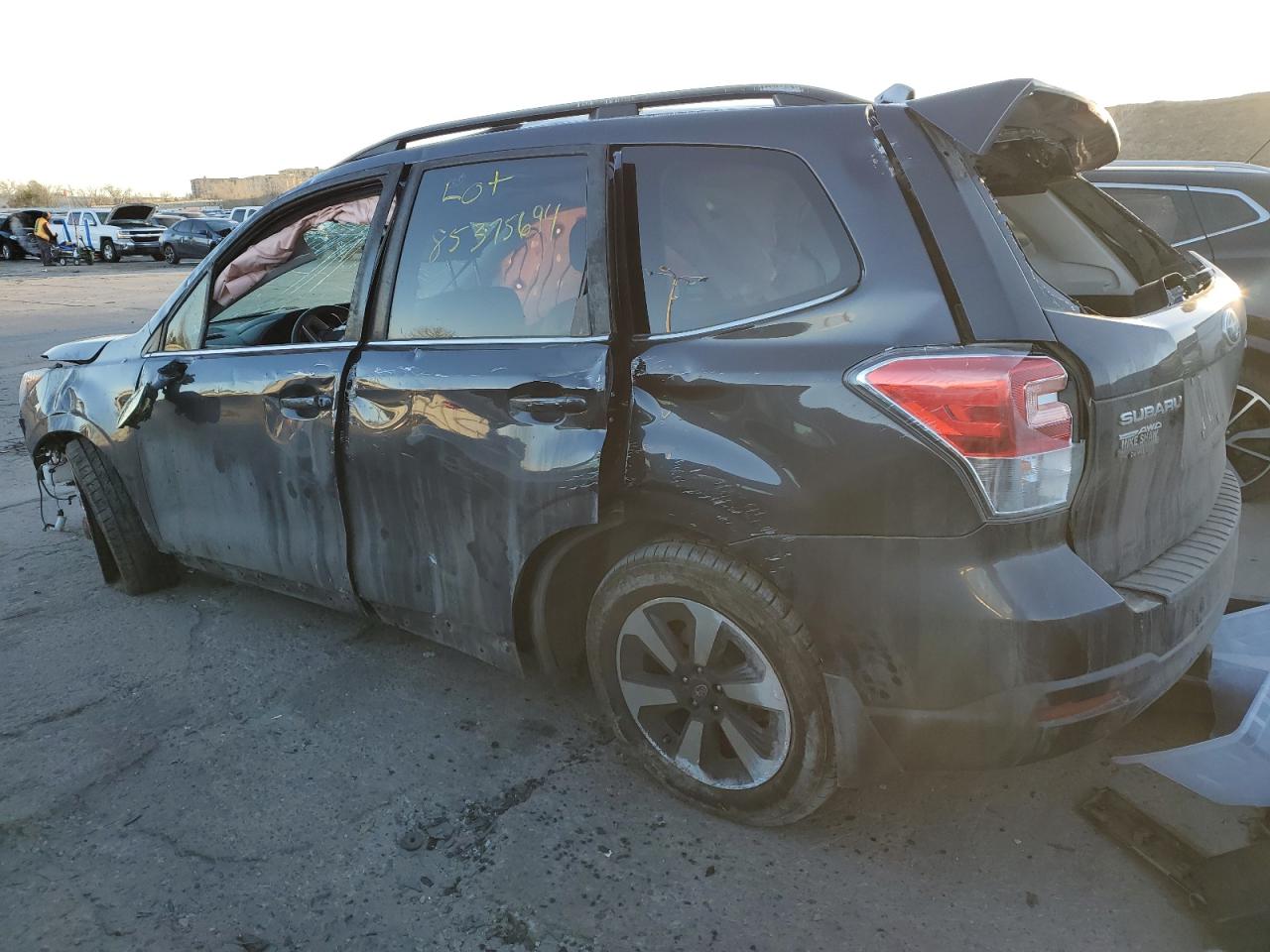 2018 Subaru Forester VIN JF2SJAJC8JH514266 Copart auction photo, all over damage thumbnail 2