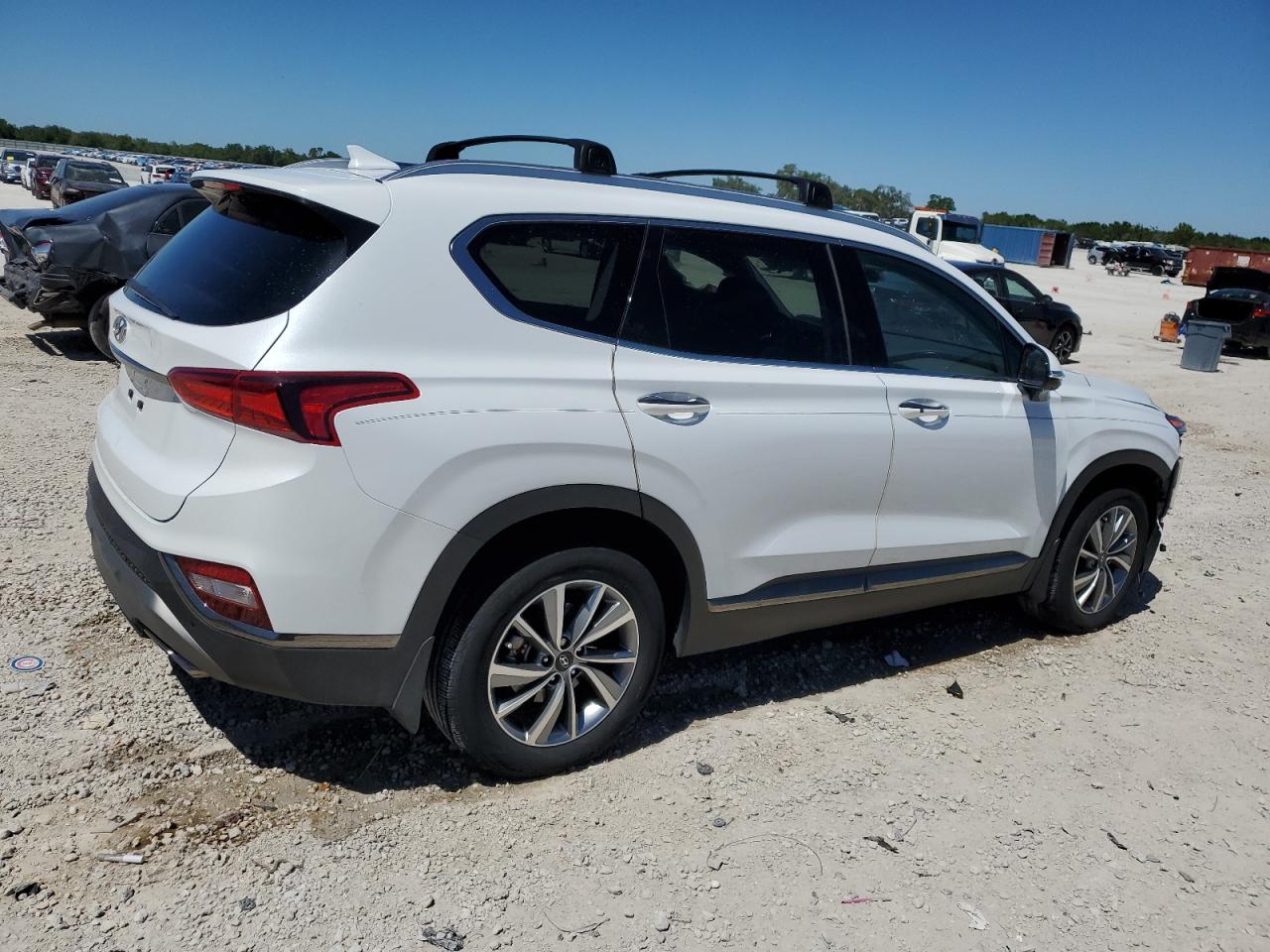 2020 Hyundai Santa Fe VIN 5NMS53AD2LH235470 Copart auction photo, front end damage thumbnail 3