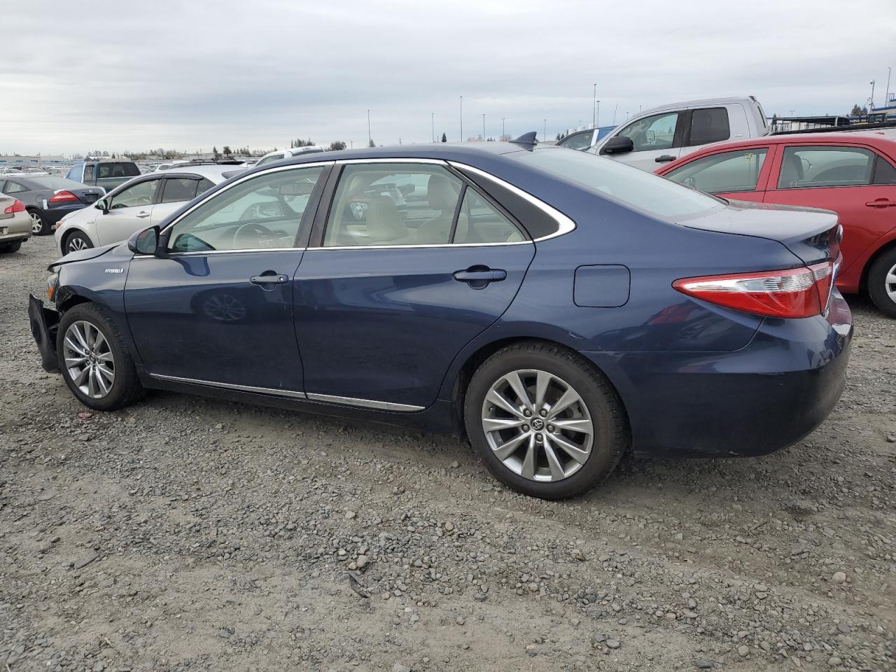 2017 Toyota Camry VIN 4T1BD1FKXHU213050 Copart auction photo, front end / rear end damage thumbnail 2