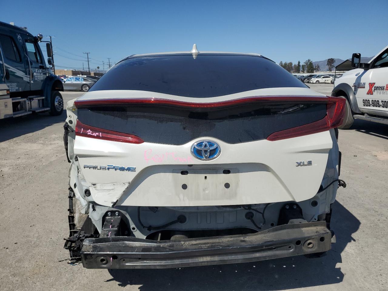 2020 Toyota Prius VIN JTDKARFP0L3137845 Copart auction photo, front end damage thumbnail 6