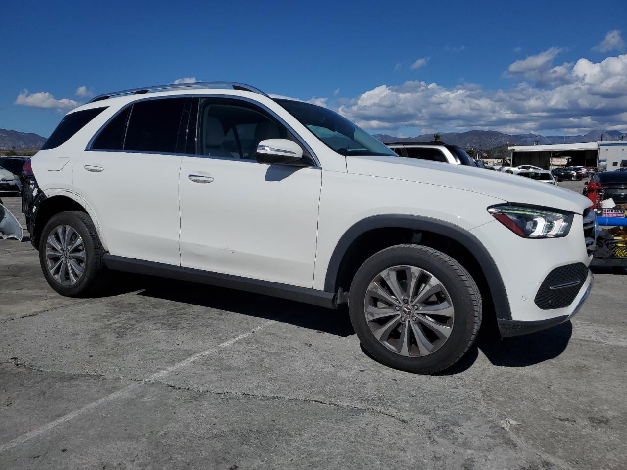 2021 Mercedes-Benz GLE VIN 4JGFB4JB7MA379120 Copart auction photo, rear end / side damage thumbnail 4