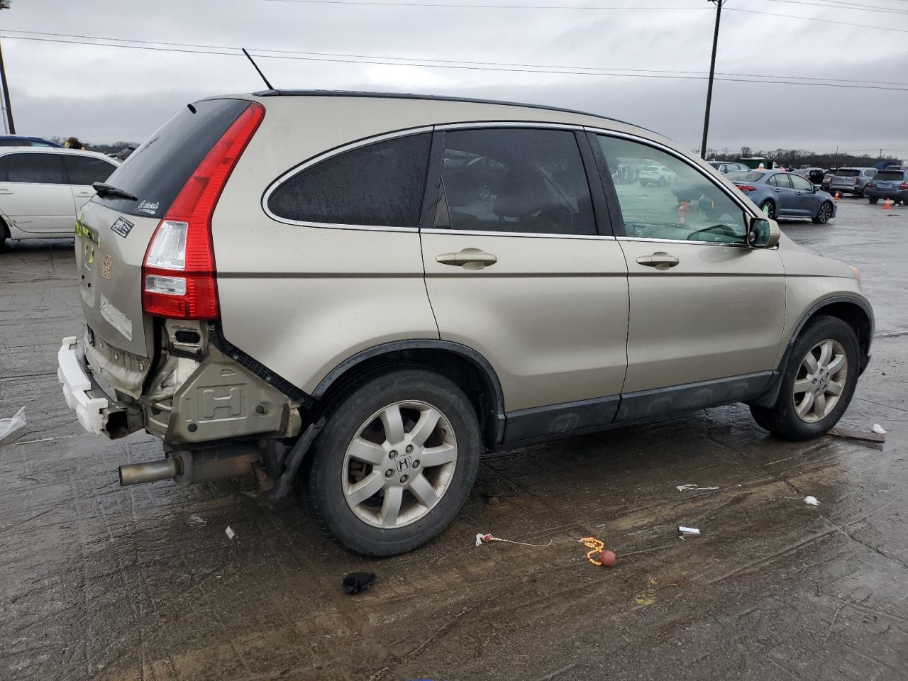 2007 Honda CR-V VIN JHLRE38717C011550 Copart auction photo, rear end damage thumbnail 3