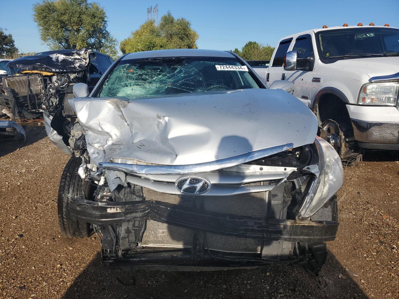 2013 Hyundai Sonata VIN 5NPEB4AC4DH687864 Copart auction photo, front end damage thumbnail 5