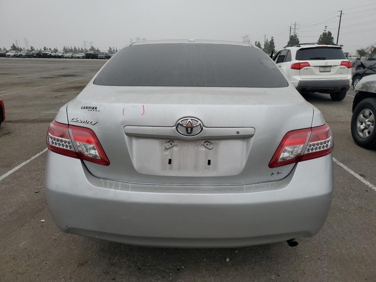 2011 Toyota Camry VIN 4T4BF3EK3BR142696 Copart auction photo, front end / rear end damage thumbnail 6
